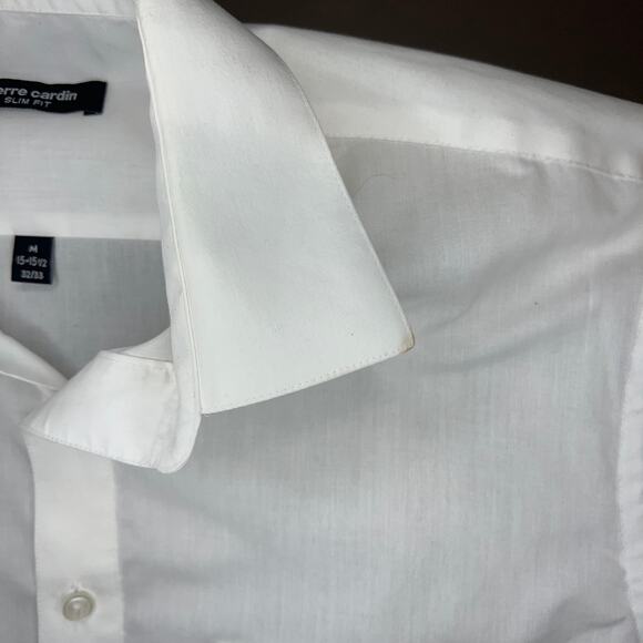 Pierre Cardin Long Sleeve Button Down Dress Shirt Size Medium - Picture 7 of 7